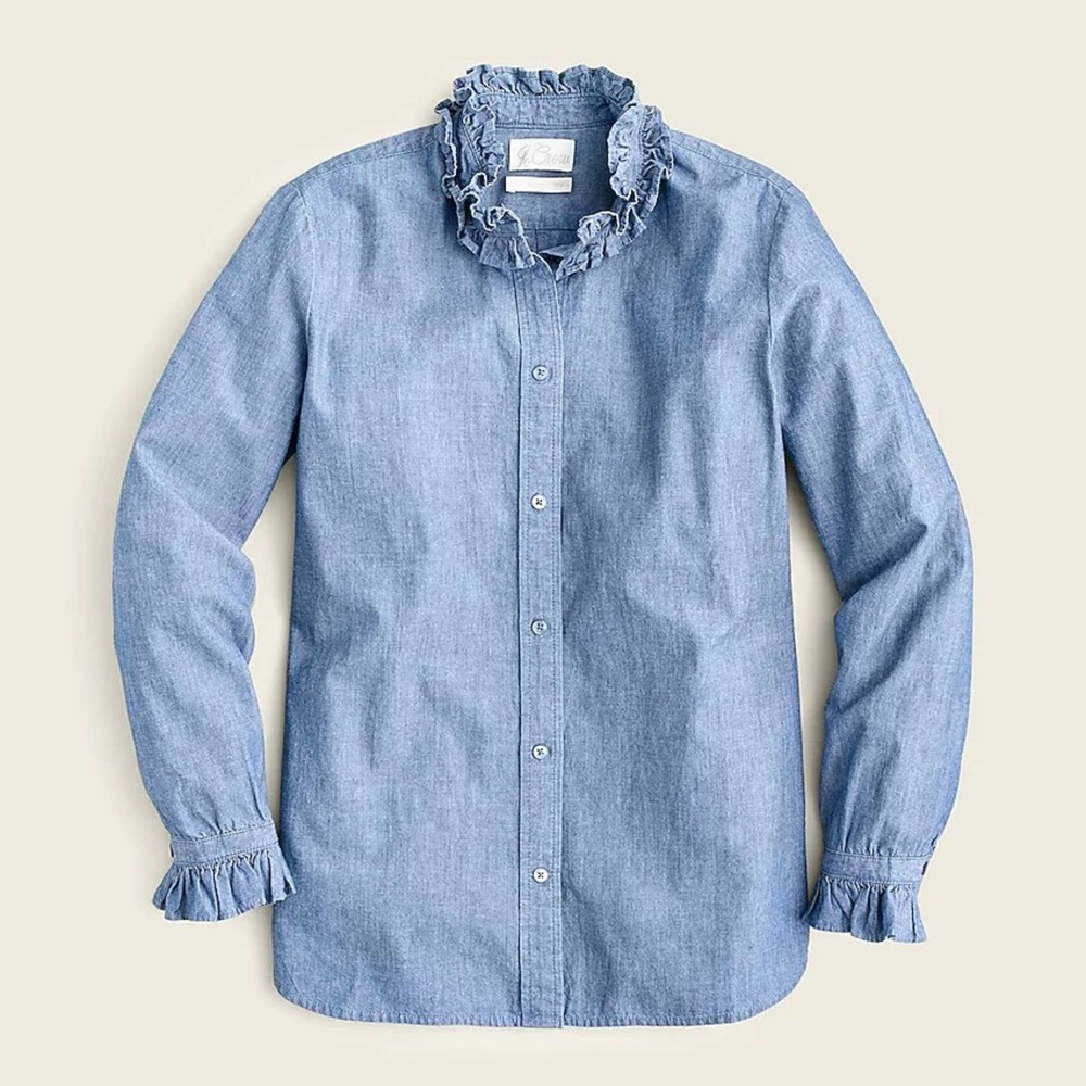 J. Crew Blue Button Down Shirt